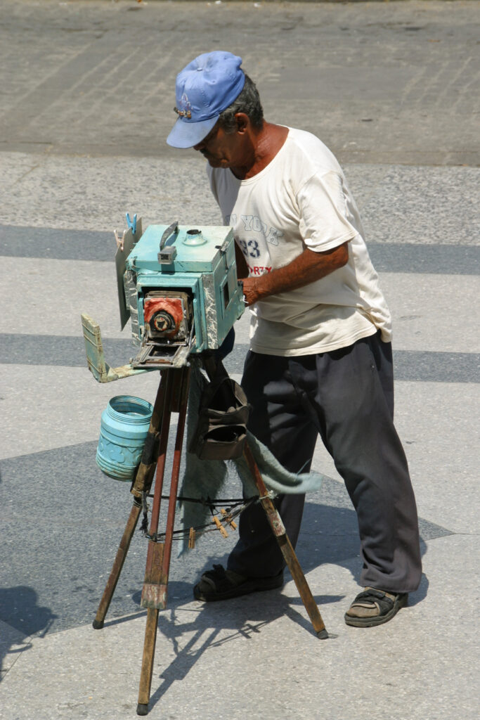 Kuba-Fotograf in Havanna