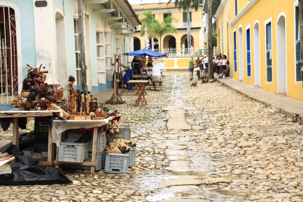 Kuba-Handel in der Stadt